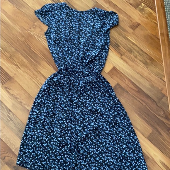 Brandy Melville Navy short sleeve wrap dress - Picture 5 of 8